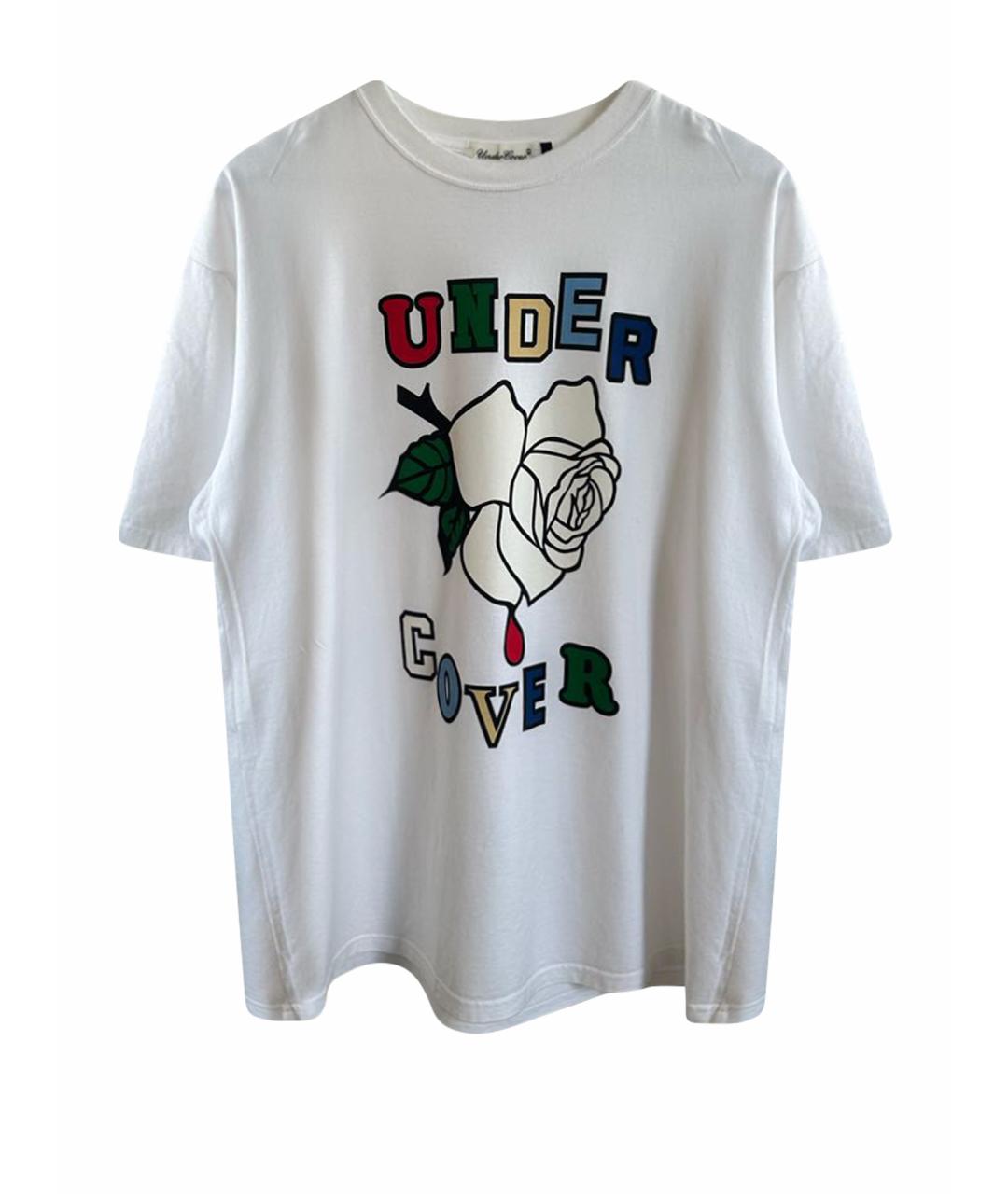 UNDERCOVER Белая хлопковая футболка, фото 1