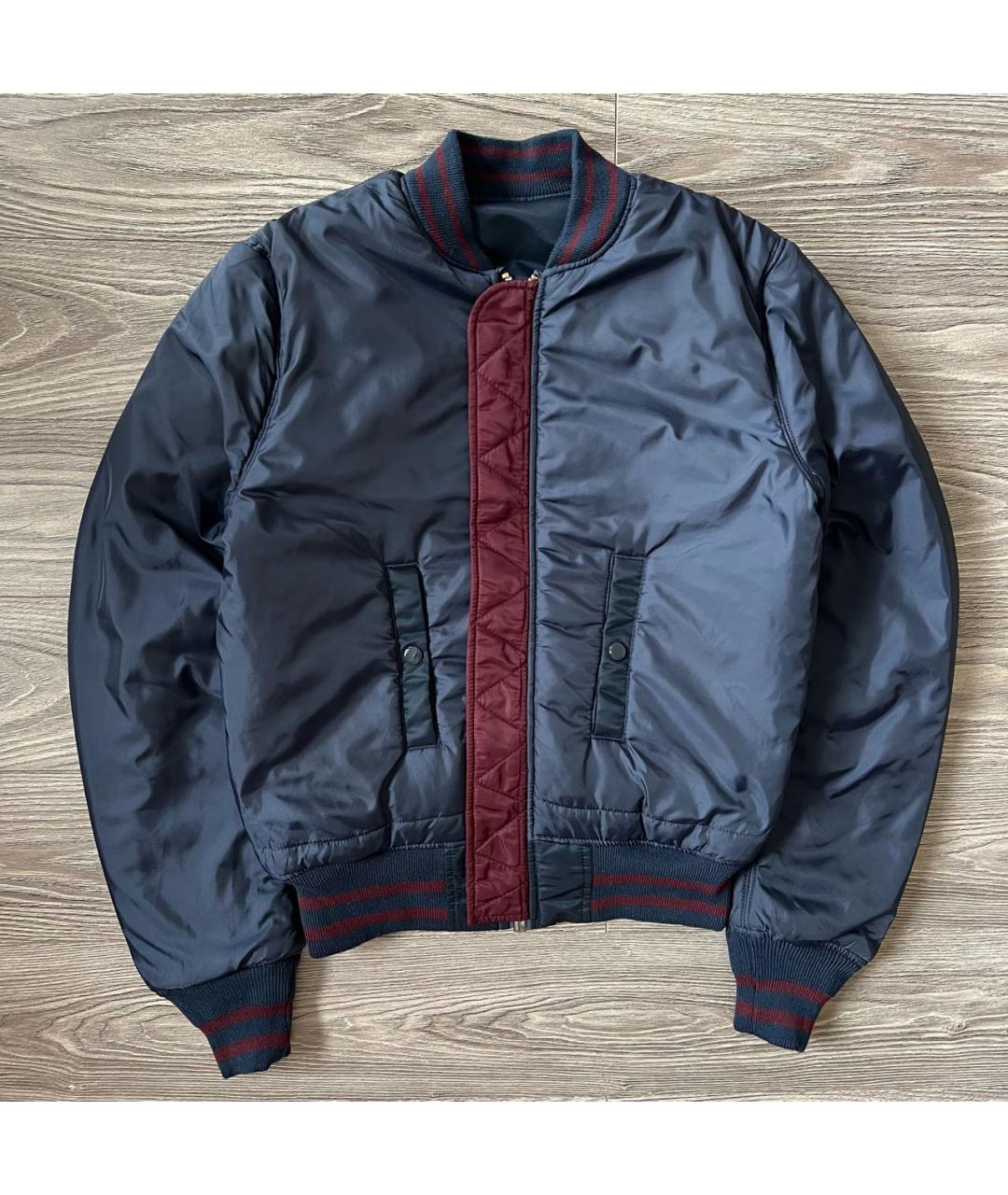 ALPHA INDUSTRIES Темно-синяя хлопковая куртка, фото 6