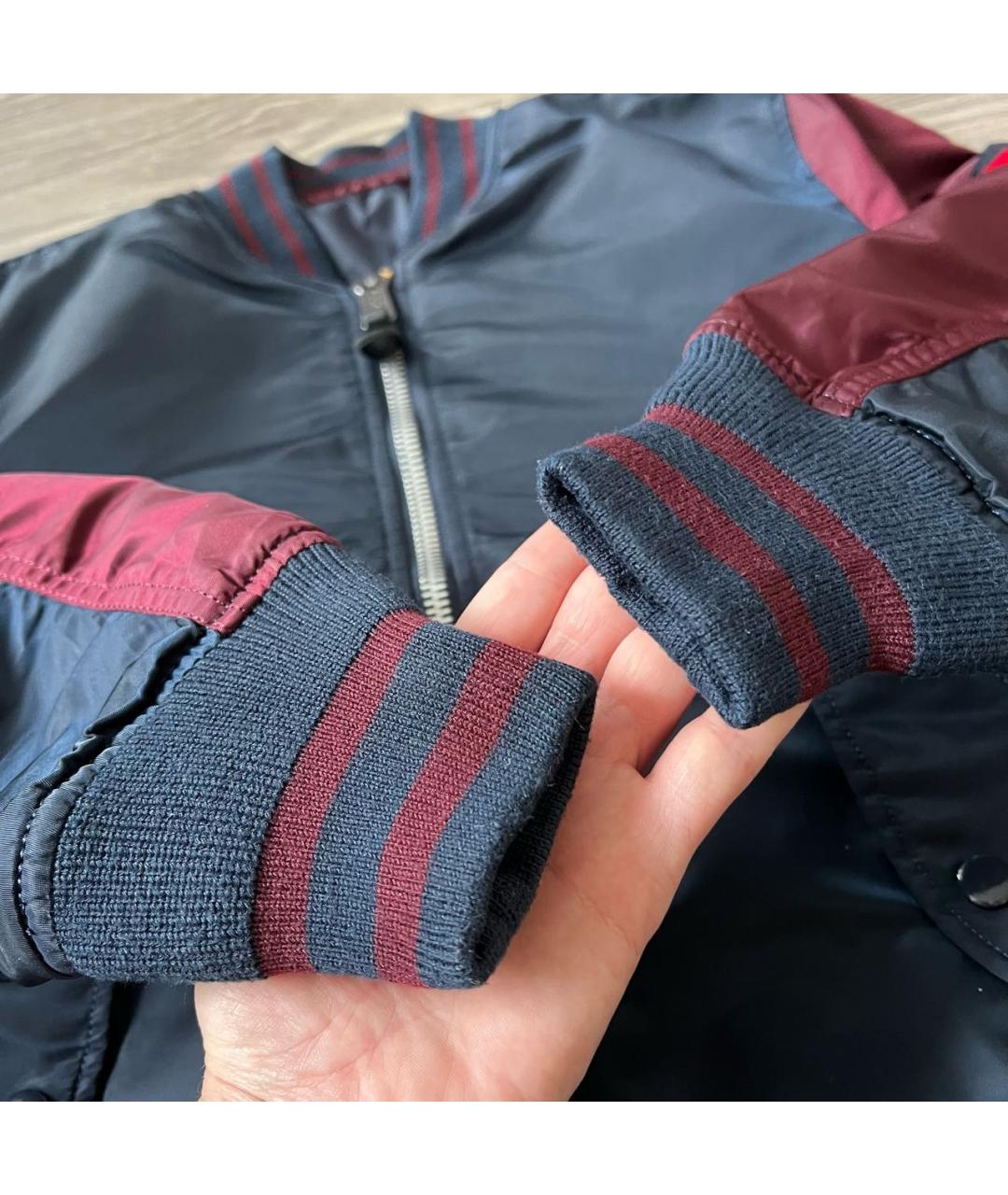 ALPHA INDUSTRIES Темно-синяя хлопковая куртка, фото 5