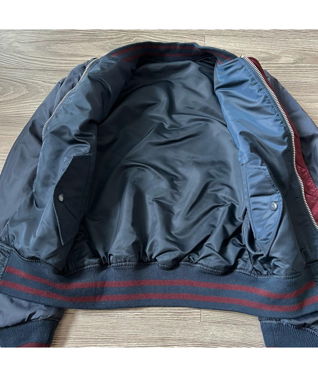 ALPHA INDUSTRIES Темно-синяя хлопковая куртка, фото 8