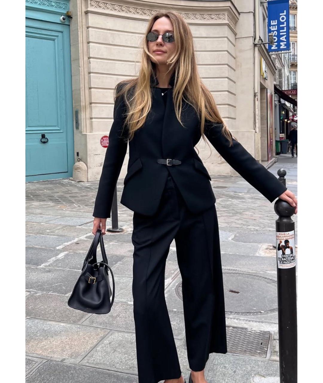 PRADA Черные металлические солнцезащитные очки, фото 3