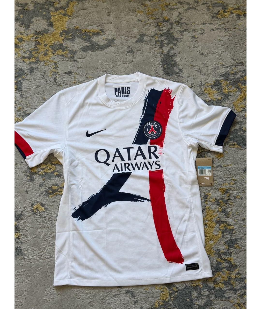 NIKE Белая синтетическая футболка, фото 4