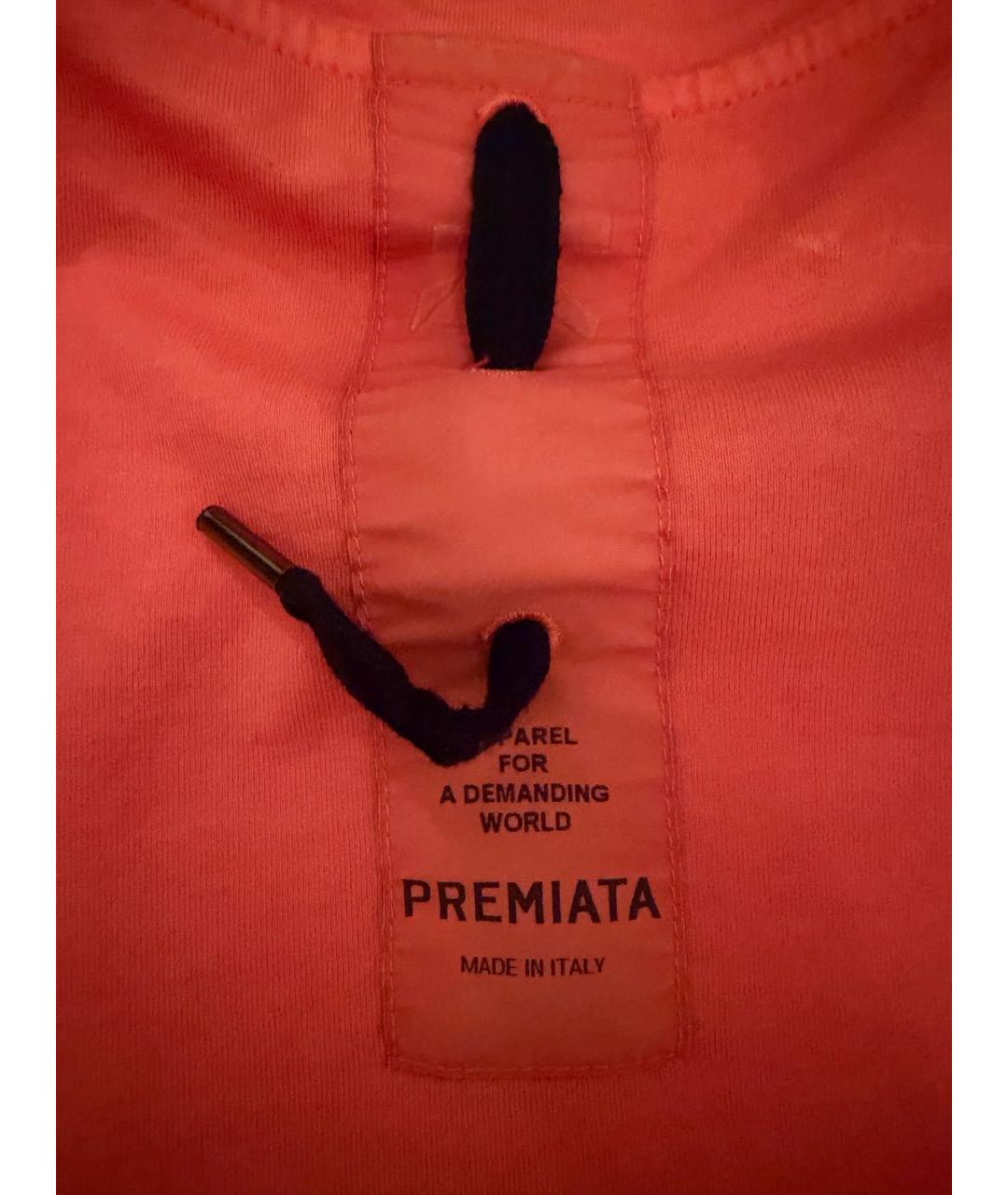 PREMIATA Оранжевая хлопковая футболка, фото 3