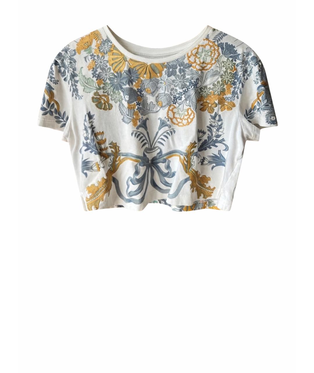 FENDI Голубая хлопковая футболка, фото 1
