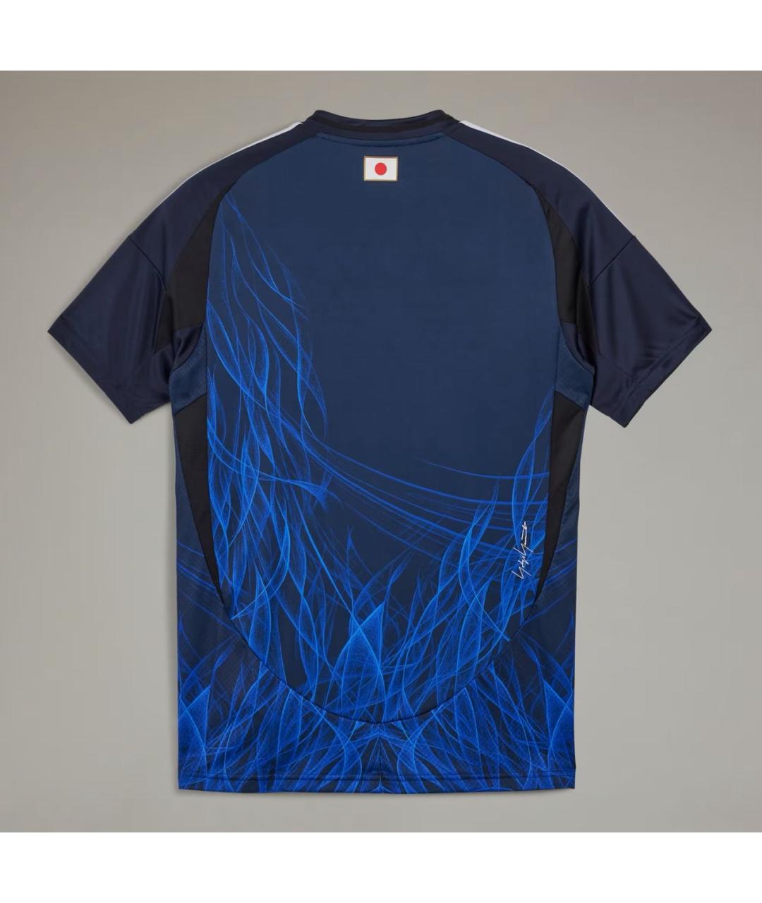 ADIDAS Темно-синяя синтетическая футболка, фото 2