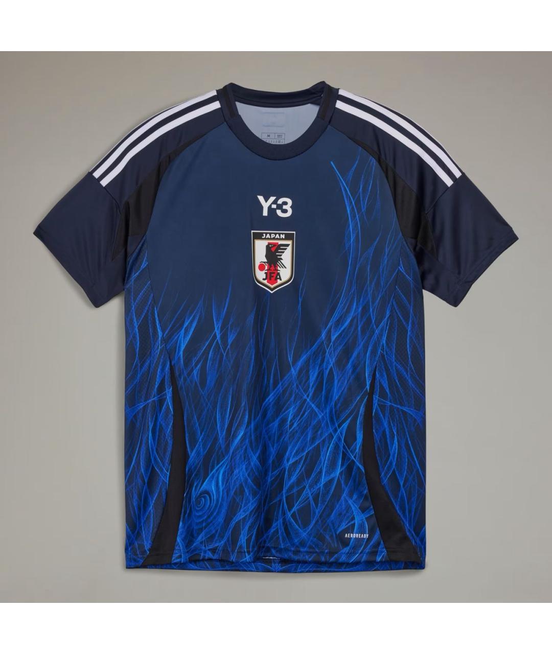 ADIDAS Темно-синяя синтетическая футболка, фото 5