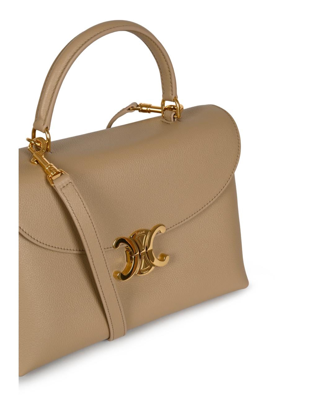 CELINE Бежевая сумка тоут, фото 8