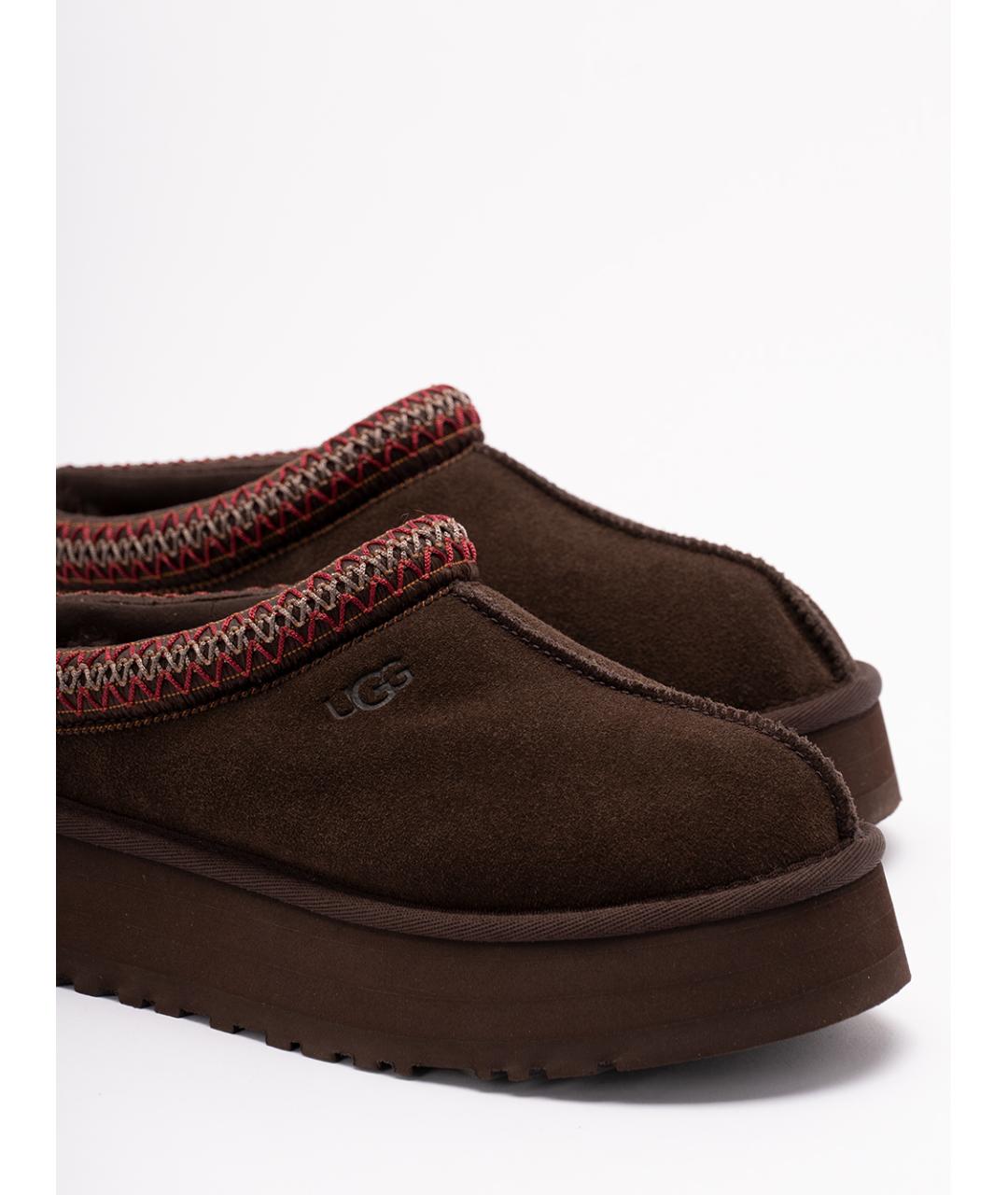 UGG Коричневые кожаные сабо, фото 5