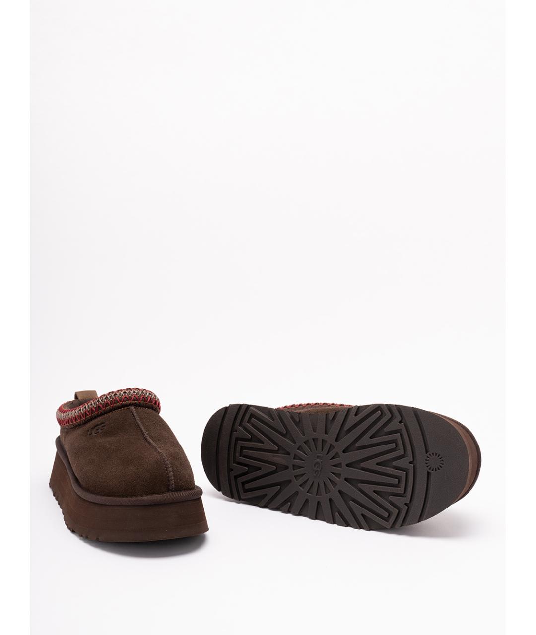 UGG Коричневые кожаные сабо, фото 4