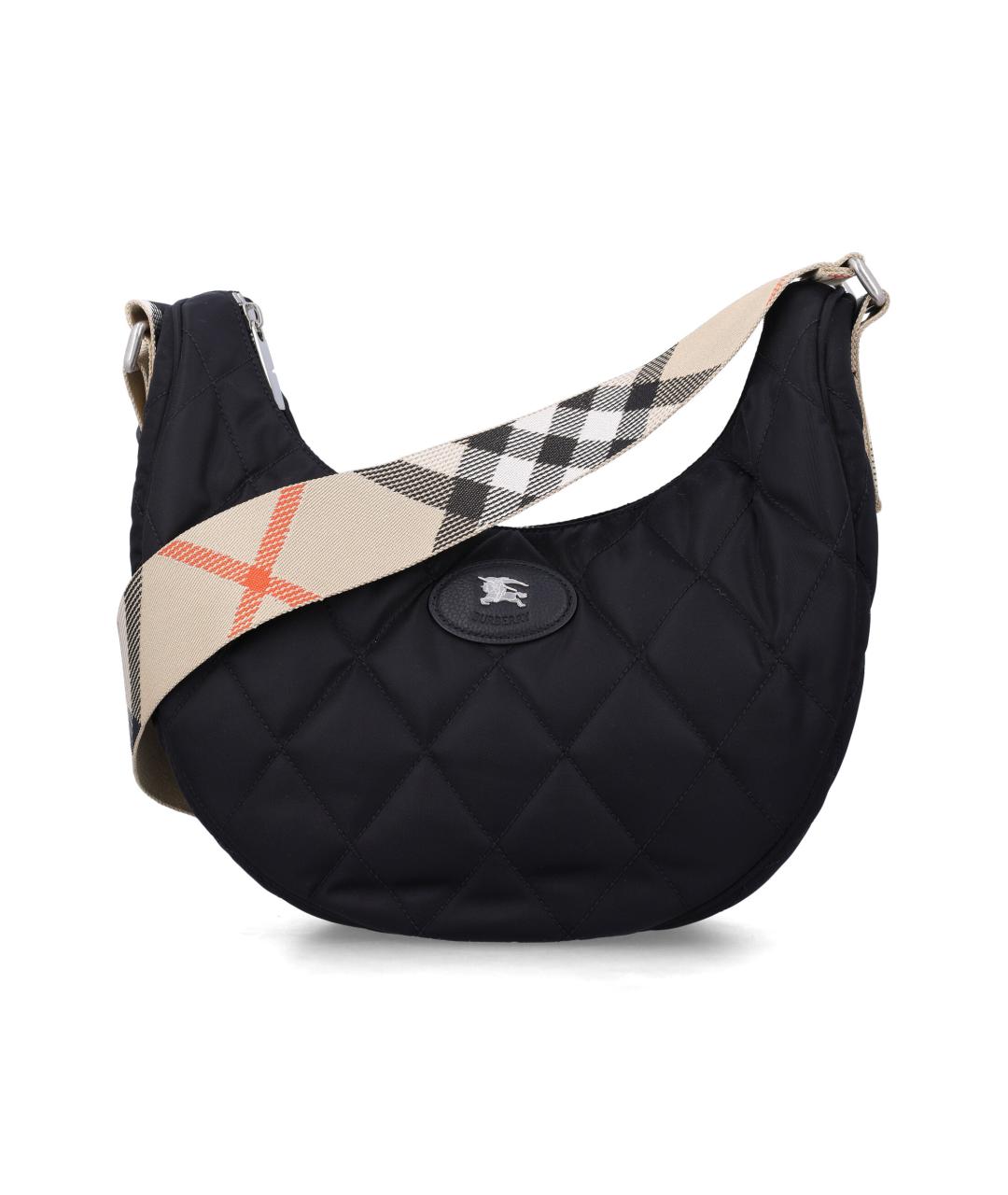 BURBERRY Черная синтетическая сумка на плечо, фото 1
