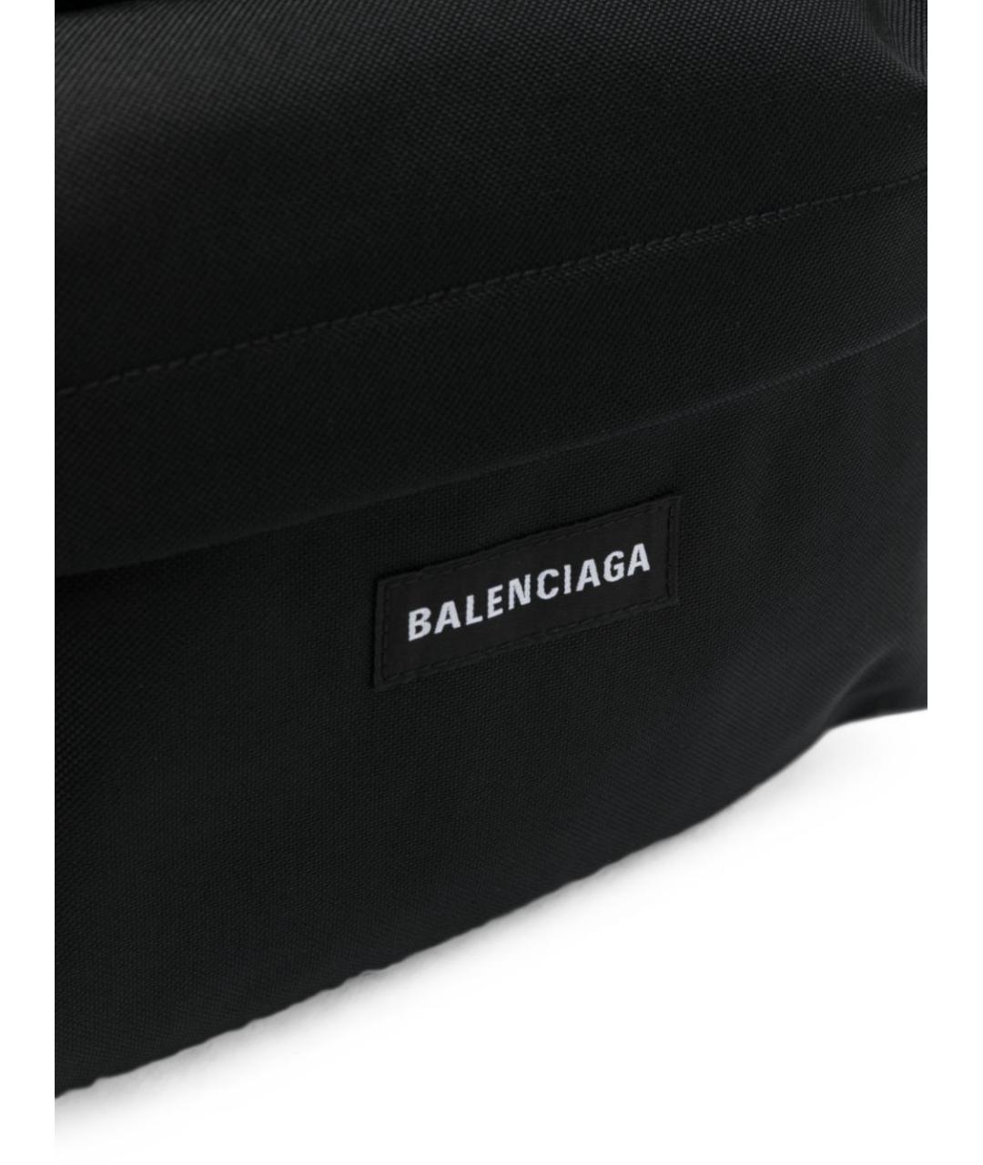 BALENCIAGA Черный синтетический рюкзак, фото 3
