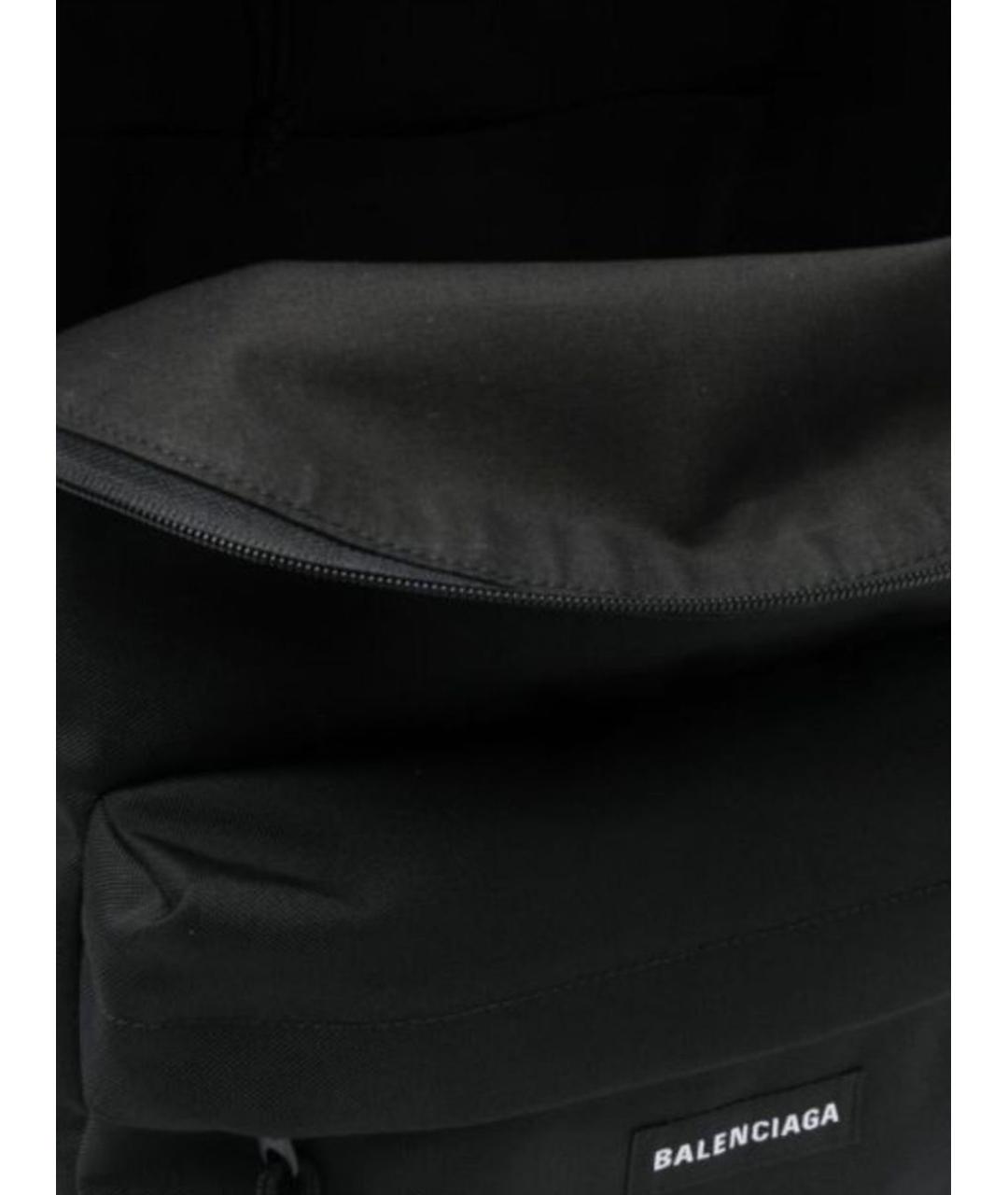 BALENCIAGA Черный синтетический рюкзак, фото 5