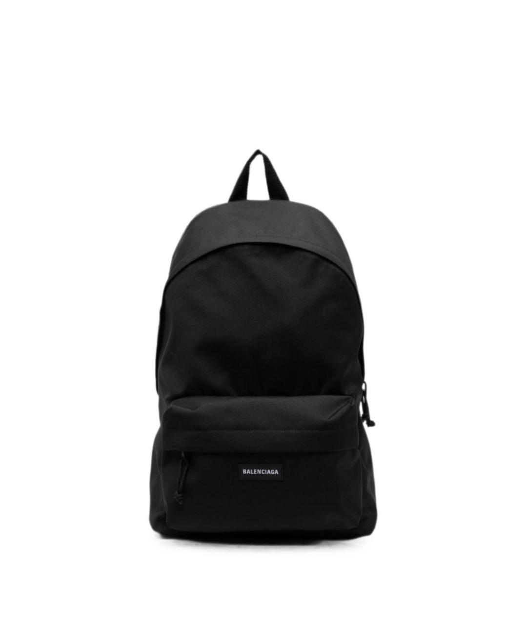 BALENCIAGA Черный синтетический рюкзак, фото 1