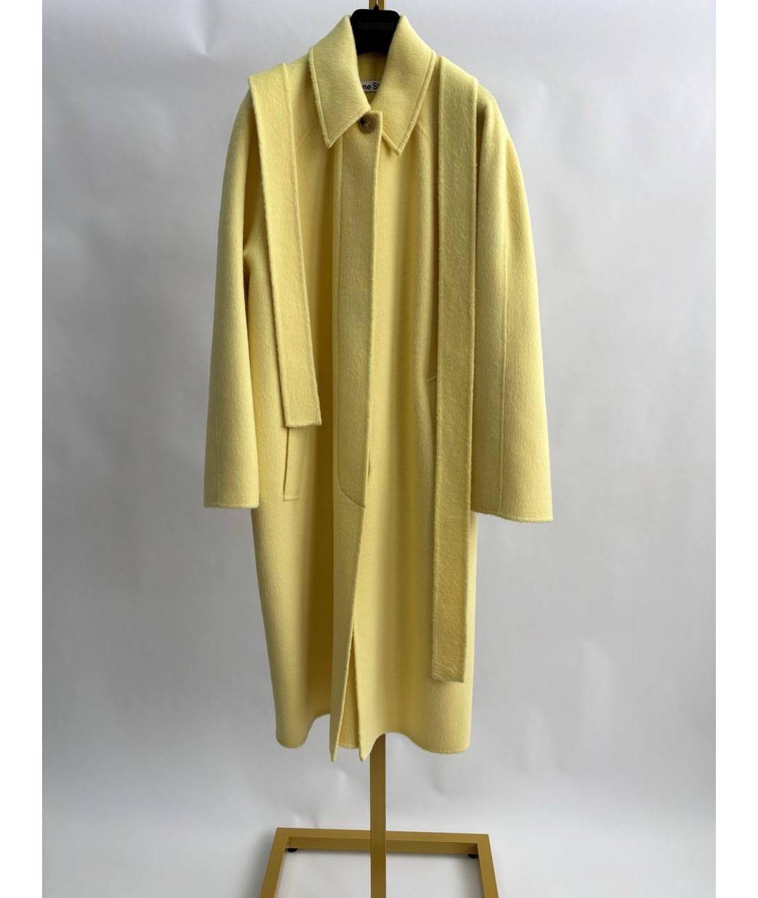 ACNE STUDIOS Желтое пальто, фото 5