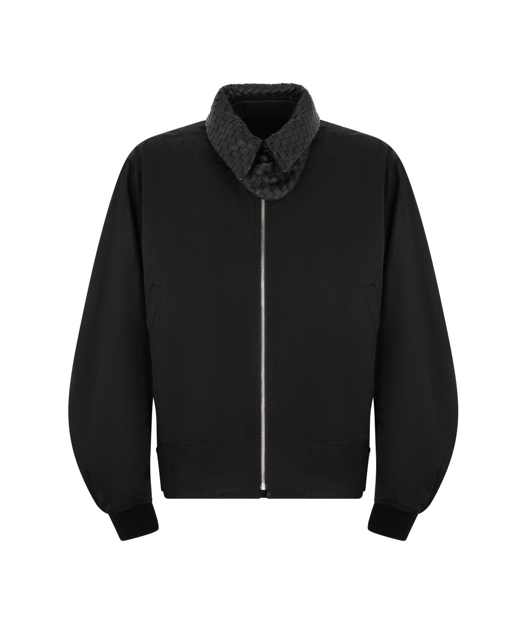BOTTEGA VENETA Черная хлопковая куртка, фото 1