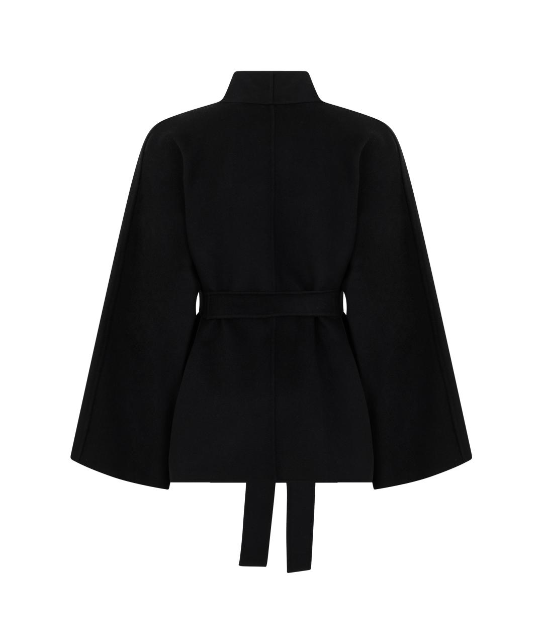 MAX MARA STUDIO Черная шерстяная куртка, фото 2