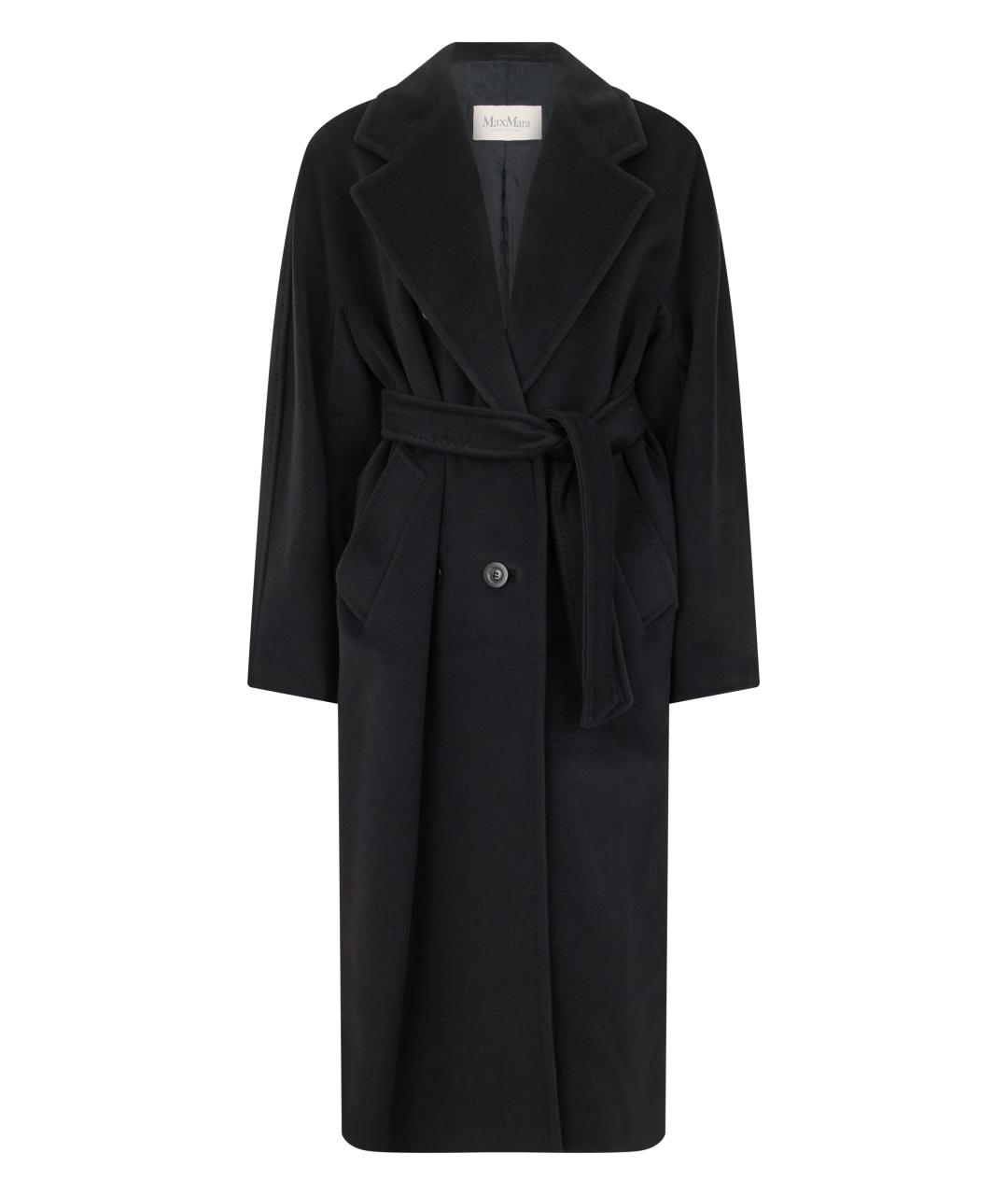 MAX MARA Черное шерстяное пальто, фото 1