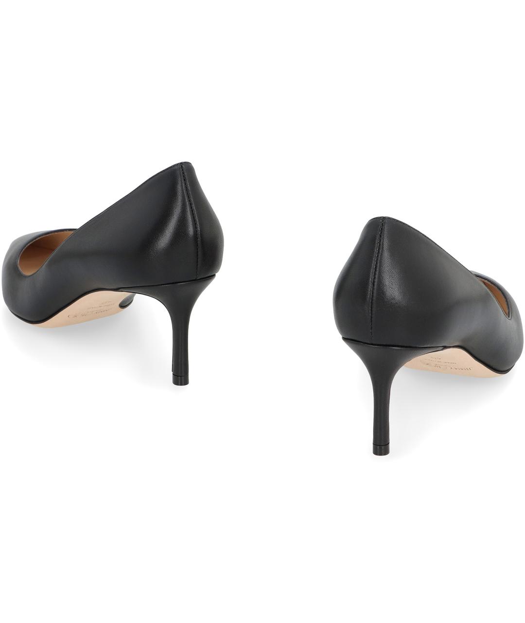 JIMMY CHOO Черные кожаные туфли, фото 4