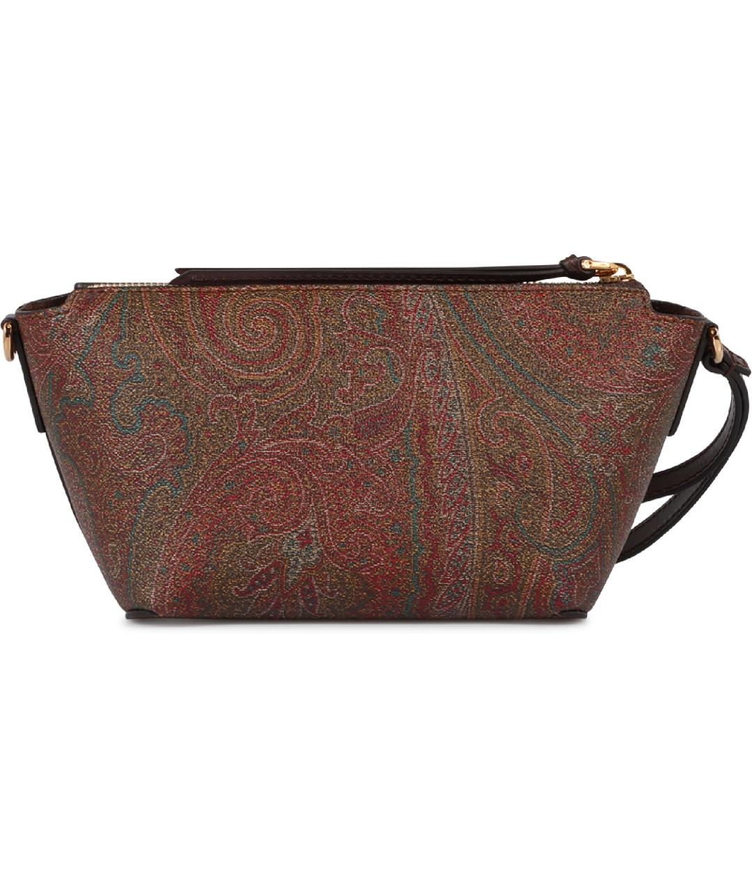ETRO Коричневая жаккардовая сумка через плечо, фото 3