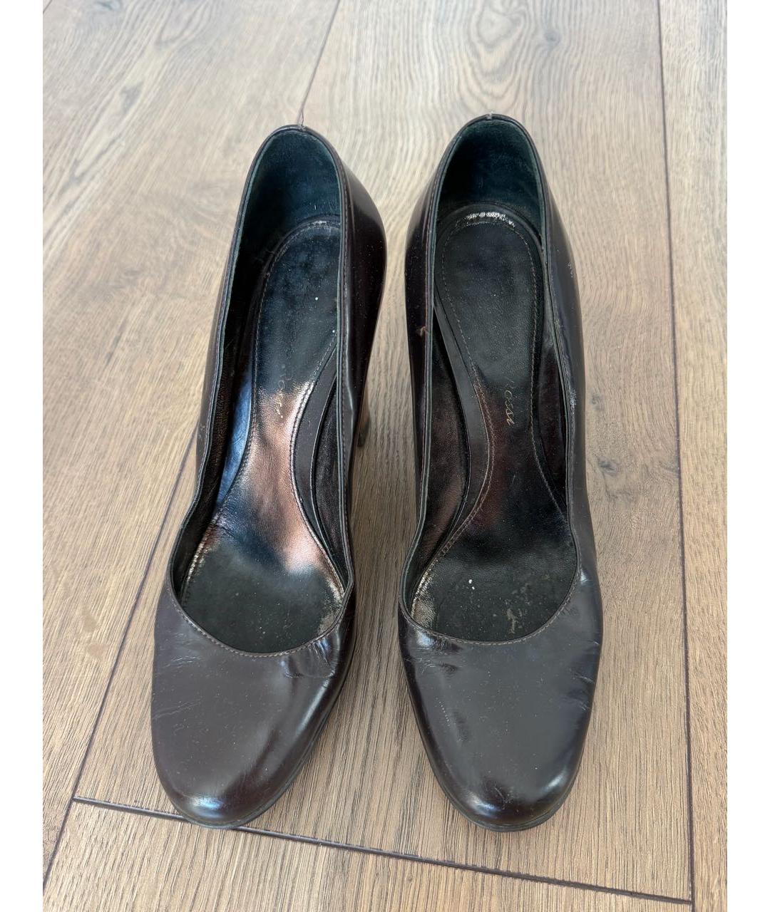 GIANVITO ROSSI Фиолетовые туфли из лакированной кожи, фото 2