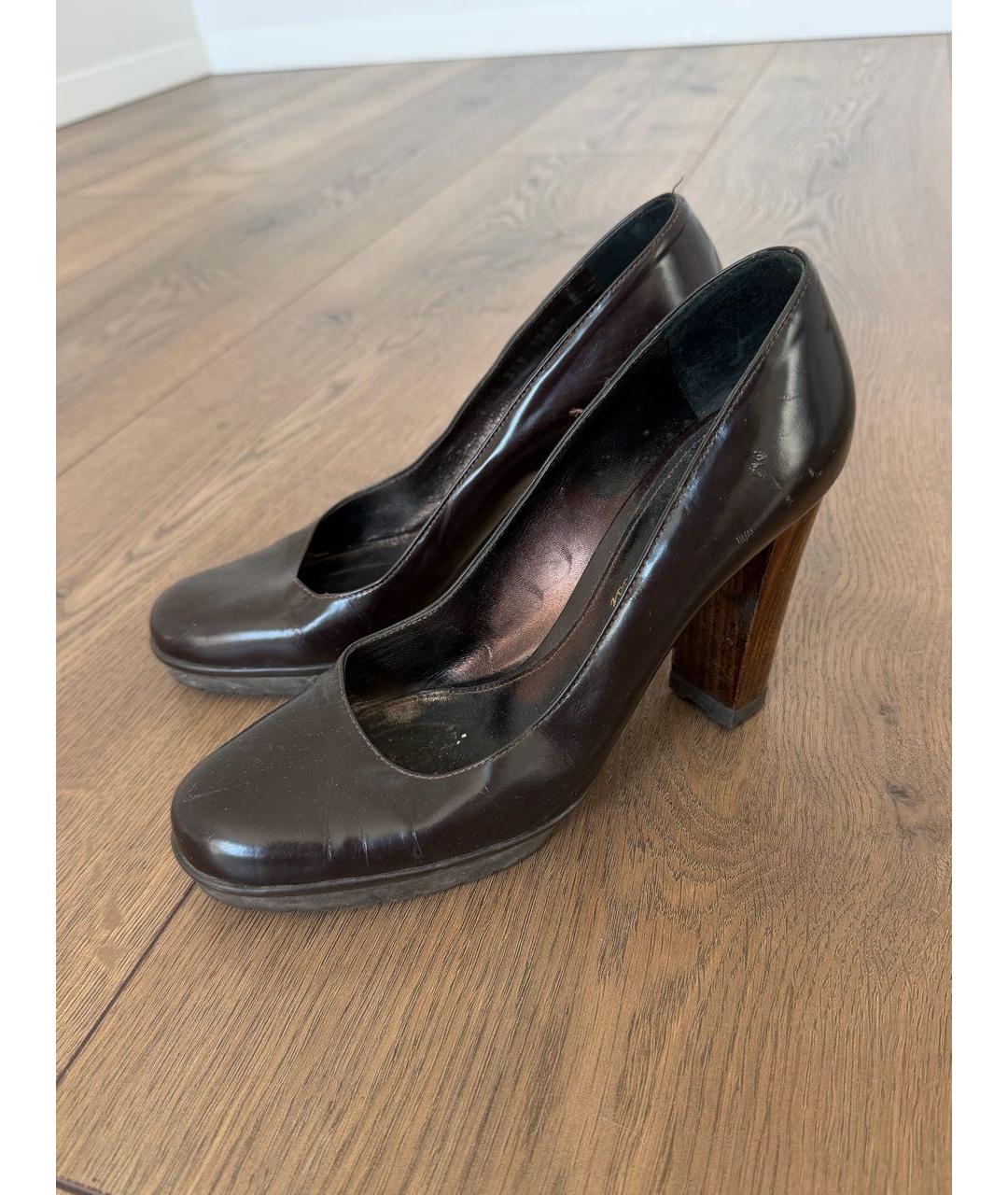 GIANVITO ROSSI Фиолетовые туфли из лакированной кожи, фото 5