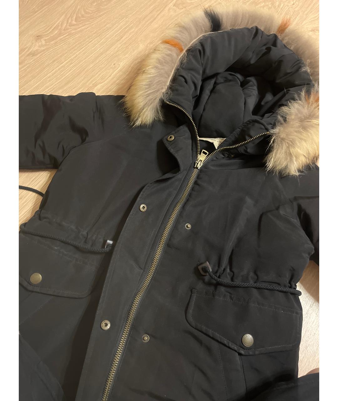 BURBERRY Черный нейлоновый пуховик, фото 5