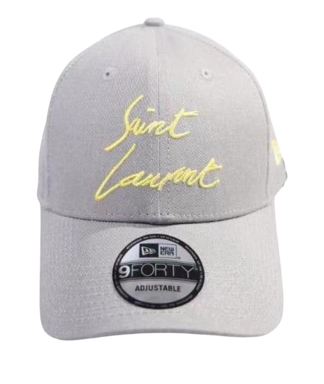SAINT LAURENT Серая кепка, фото 1