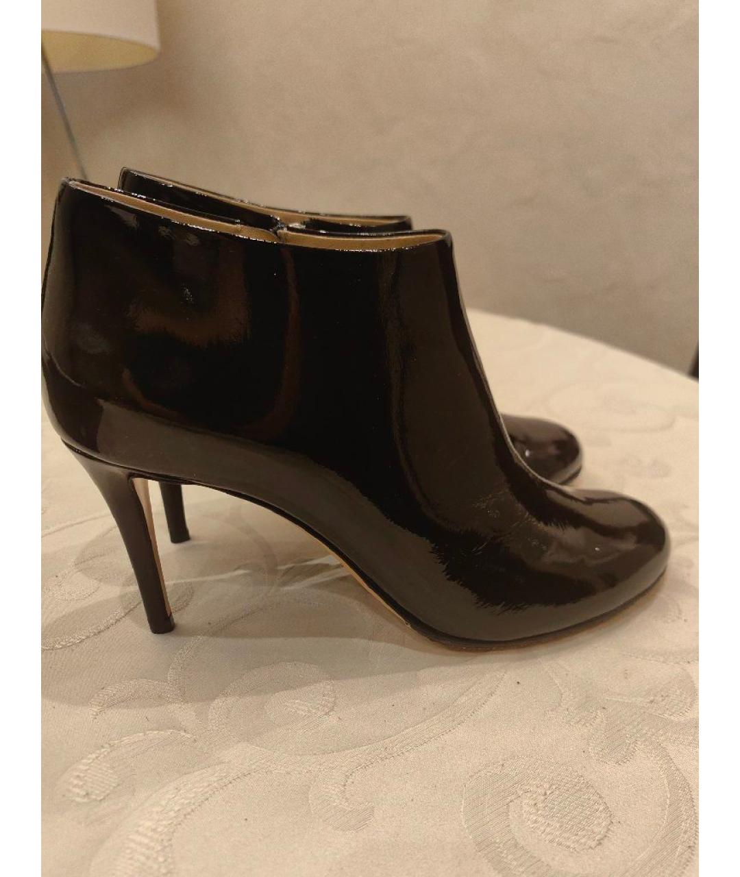 GIUSEPPE ZANOTTI DESIGN Черные ботильоны из лакированной кожи, фото 10