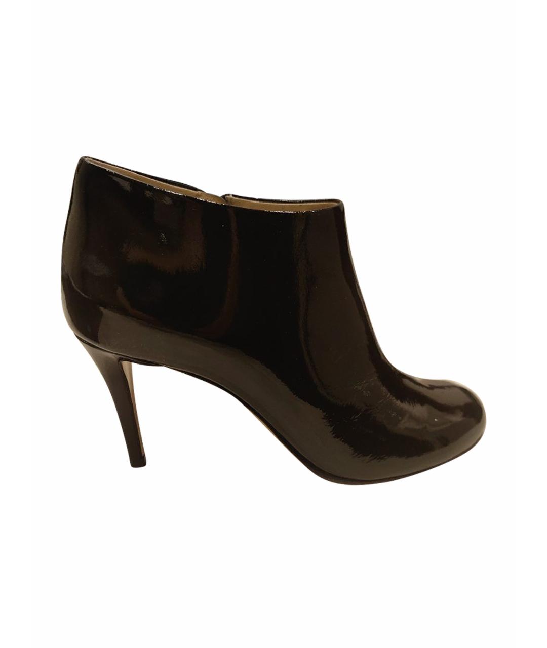 GIUSEPPE ZANOTTI DESIGN Черные ботильоны из лакированной кожи, фото 1