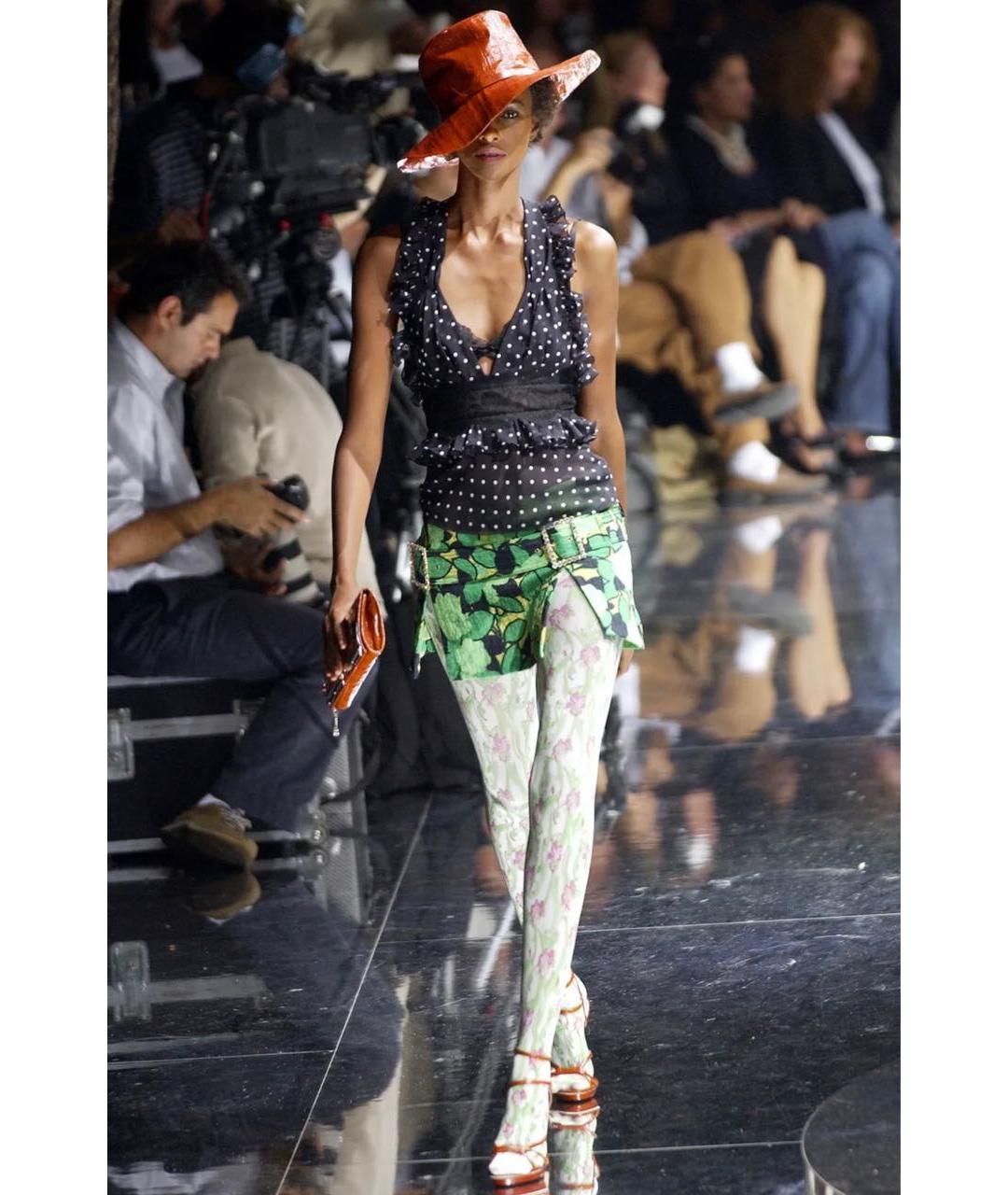 DOLCE&GABBANA Мульти хлопковая юбка мини, фото 7