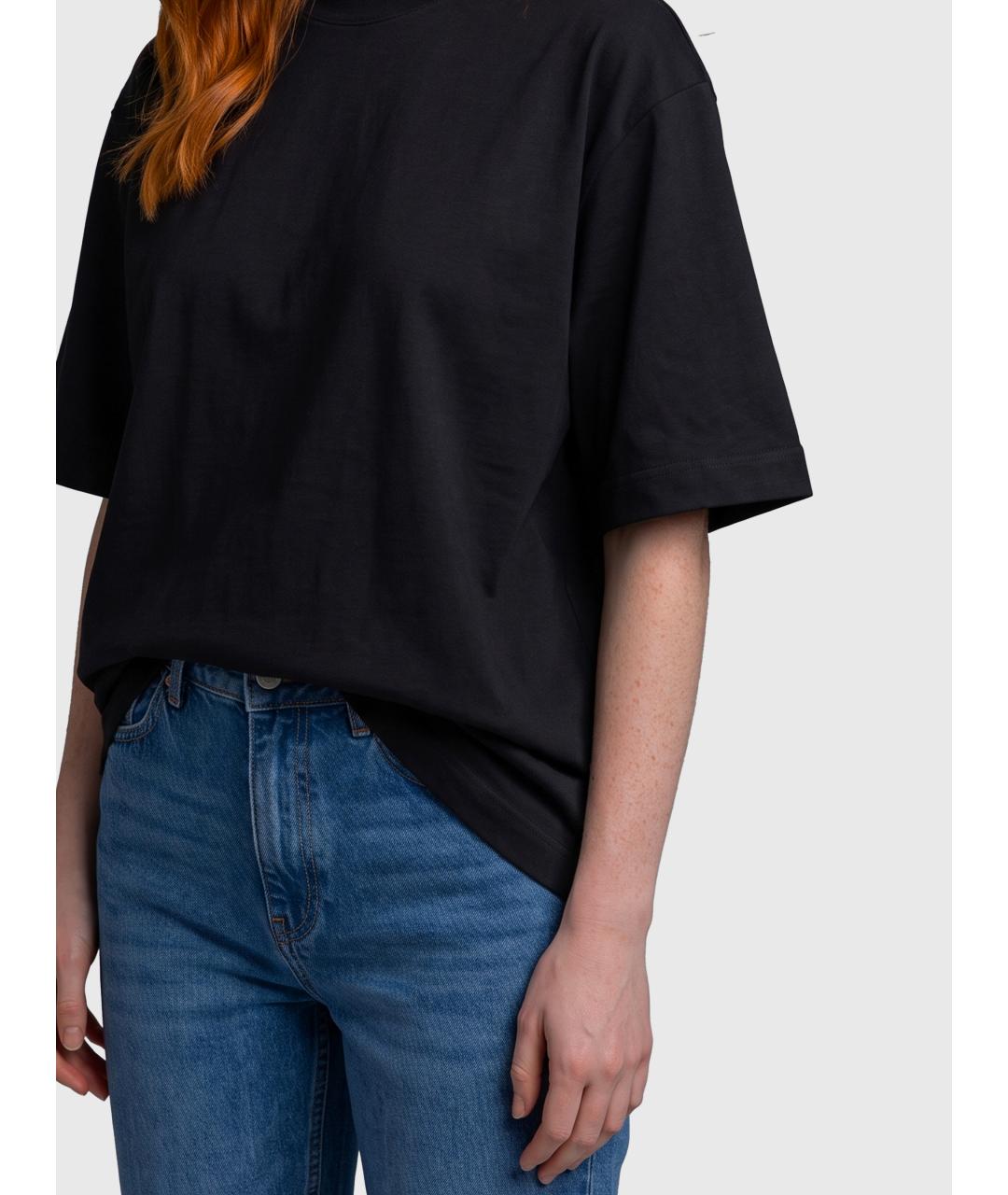 JACQUEMUS Черная хлопковая футболка, фото 3