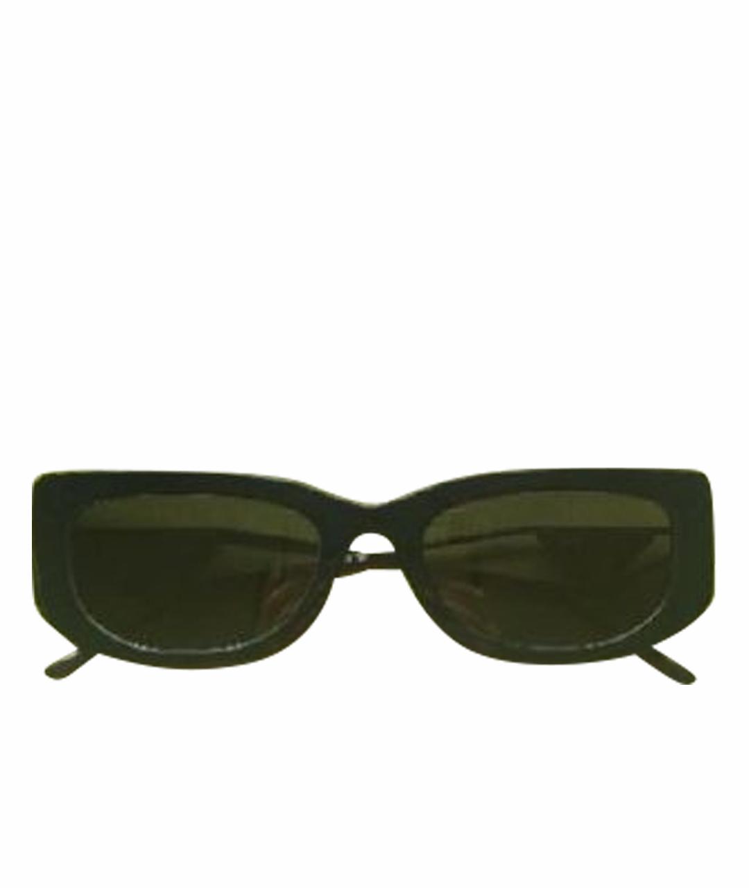 PRADA Черные пластиковые солнцезащитные очки, фото 1
