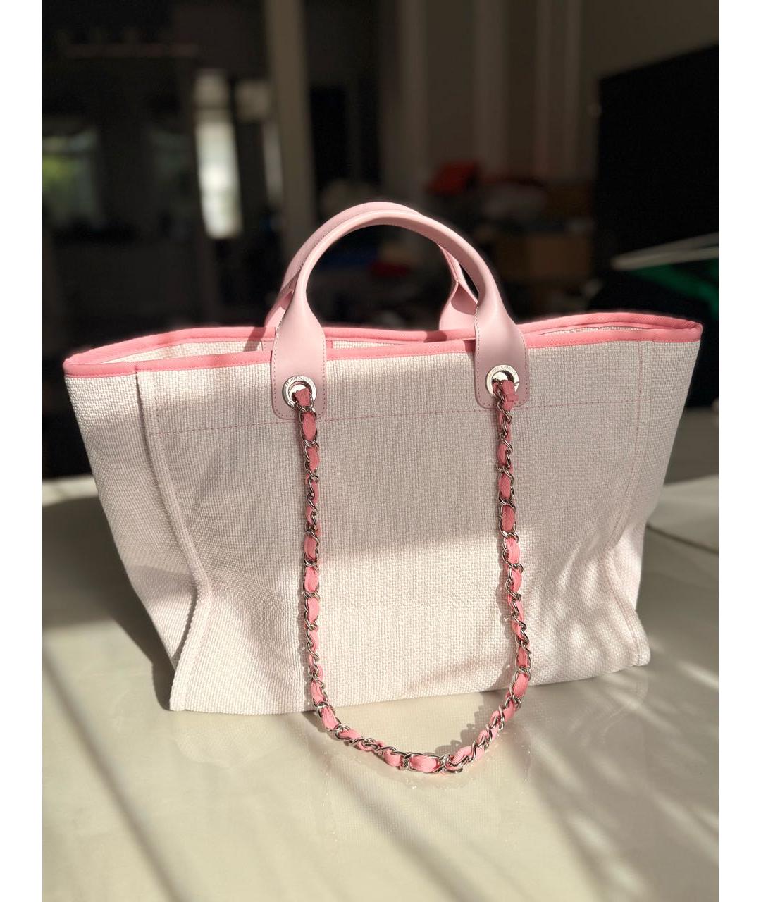 CHANEL Розовая сумка тоут, фото 2