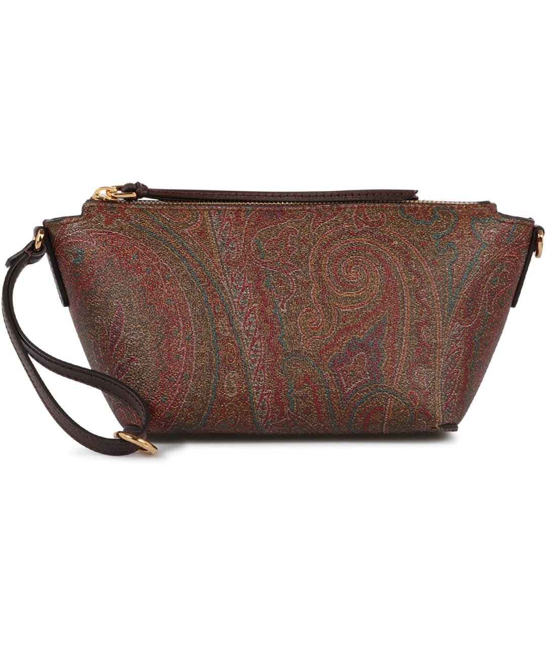 ETRO Коричневая канва сумка с короткими ручками, фото 2