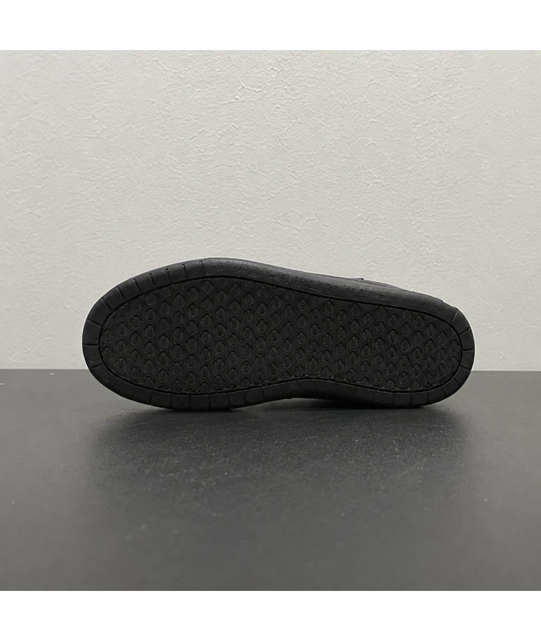 NIKE Черные кожаные кеды, фото 5