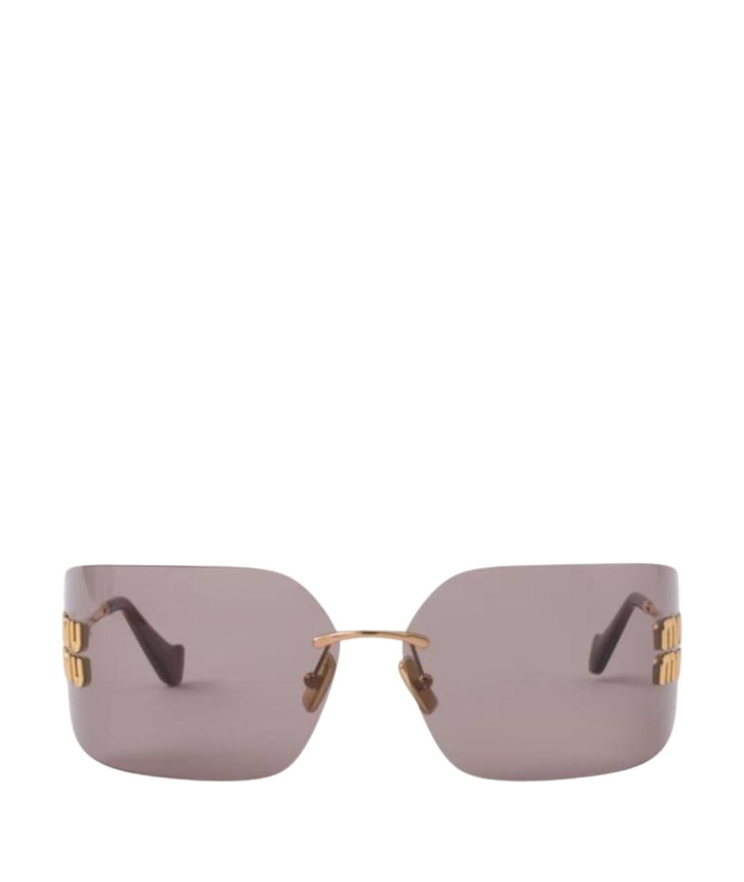 MIU MIU Металлические солнцезащитные очки, фото 1