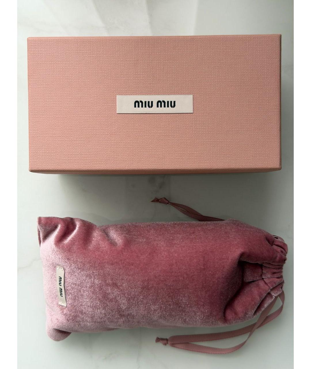 MIU MIU Металлические солнцезащитные очки, фото 5