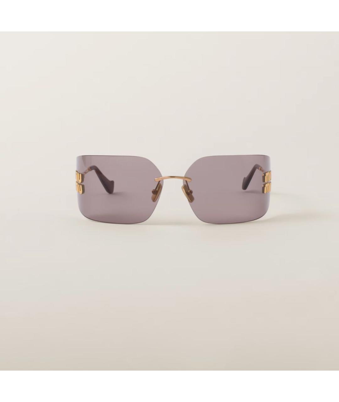 MIU MIU Металлические солнцезащитные очки, фото 7
