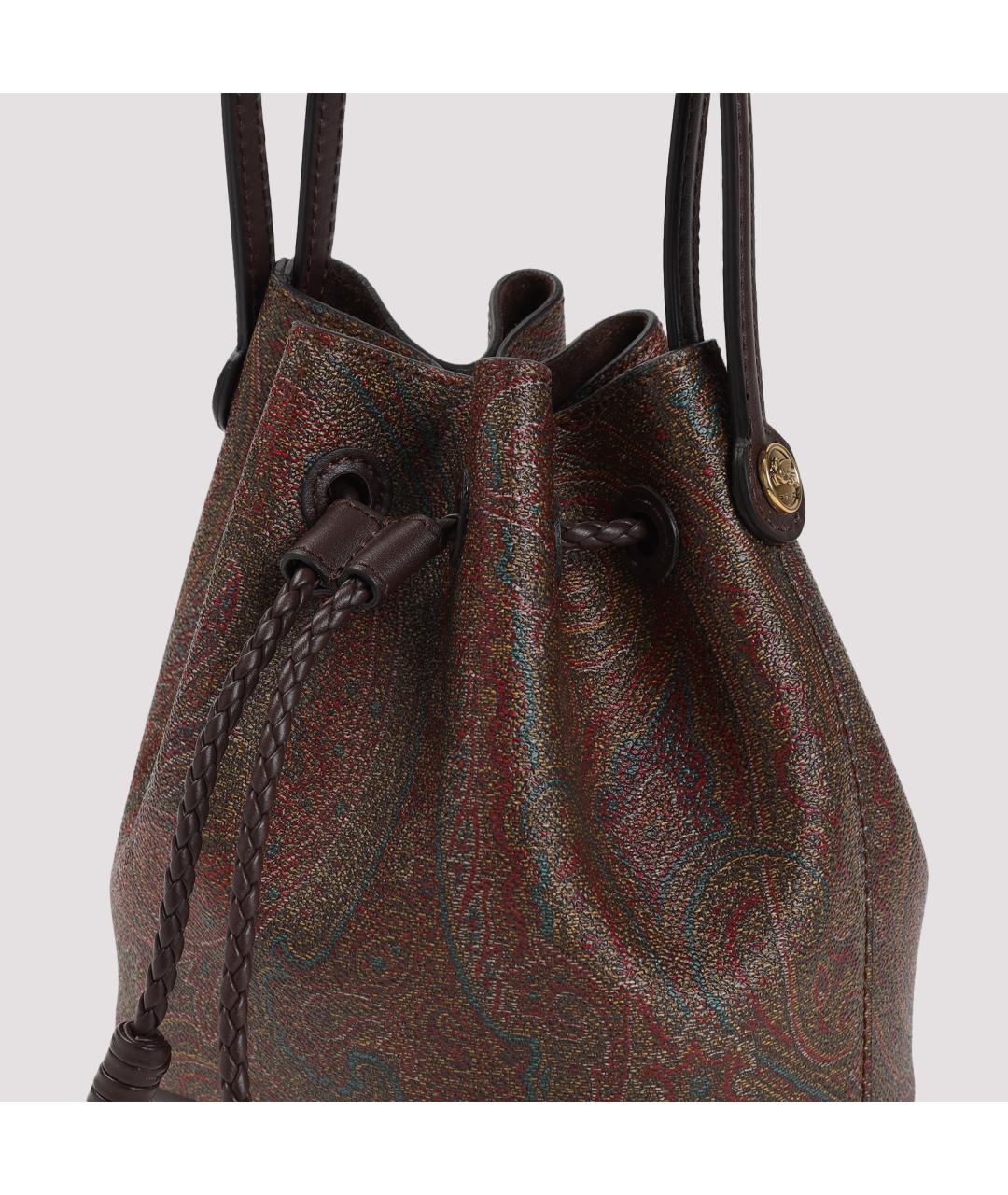 ETRO Коричневая канва сумка через плечо, фото 4