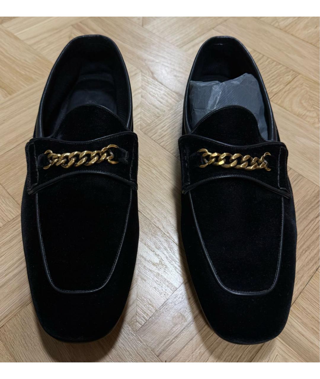 TOM FORD Черные бархатные туфли, фото 2