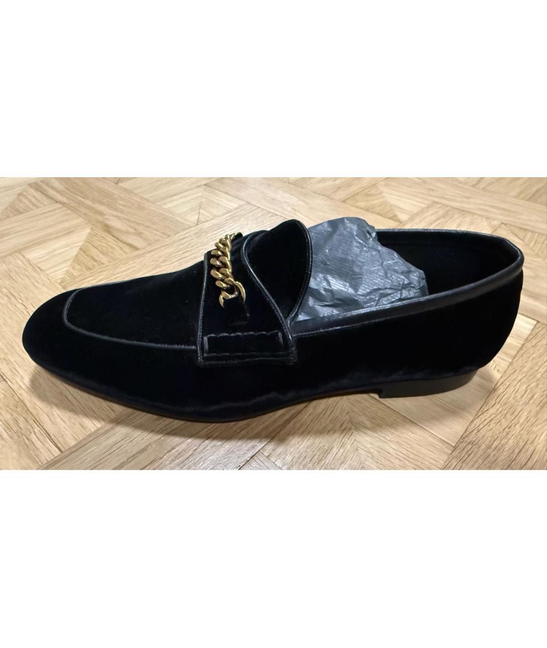TOM FORD Черные бархатные туфли, фото 7