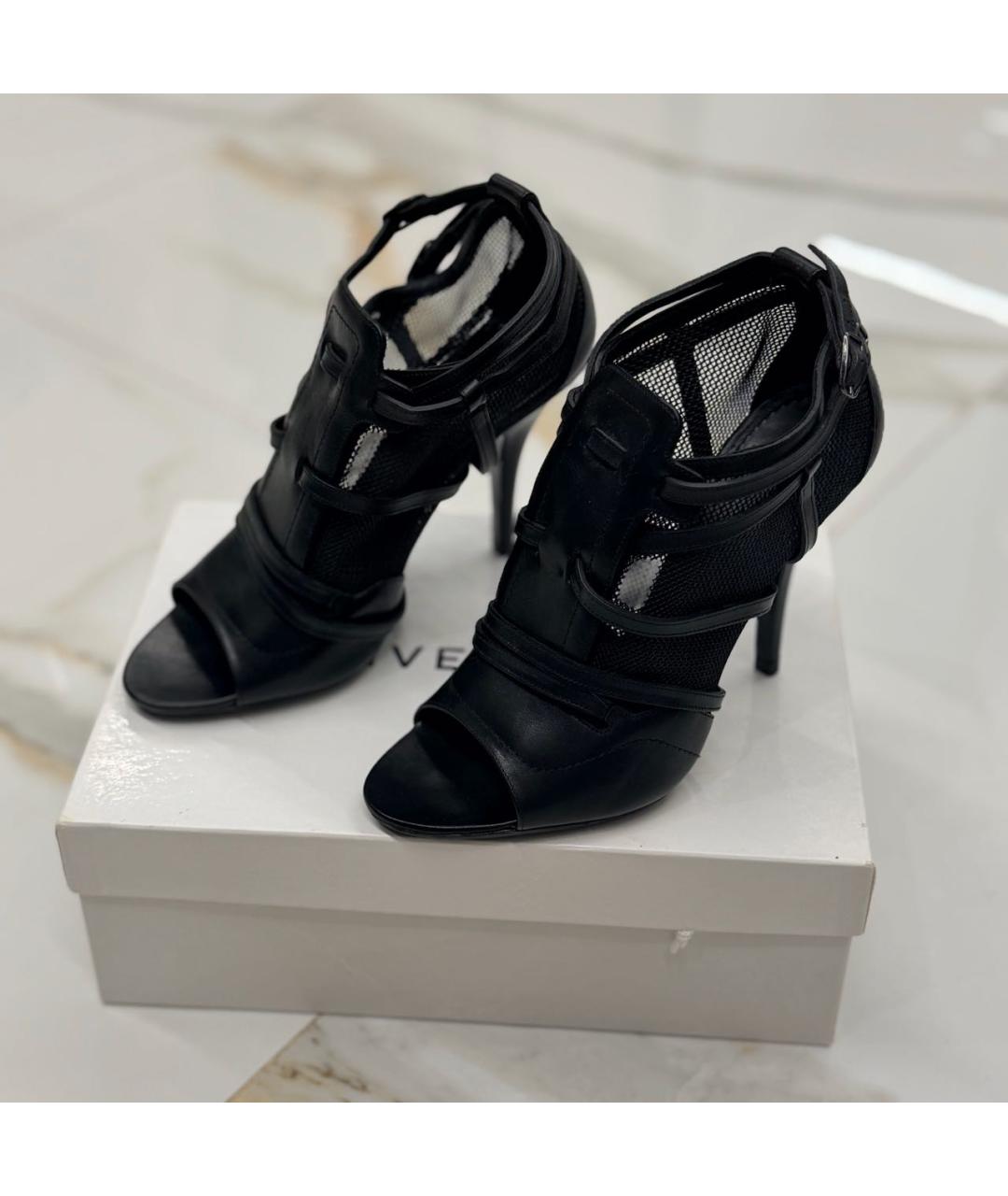 GIVENCHY Черные кожаные туфли, фото 3