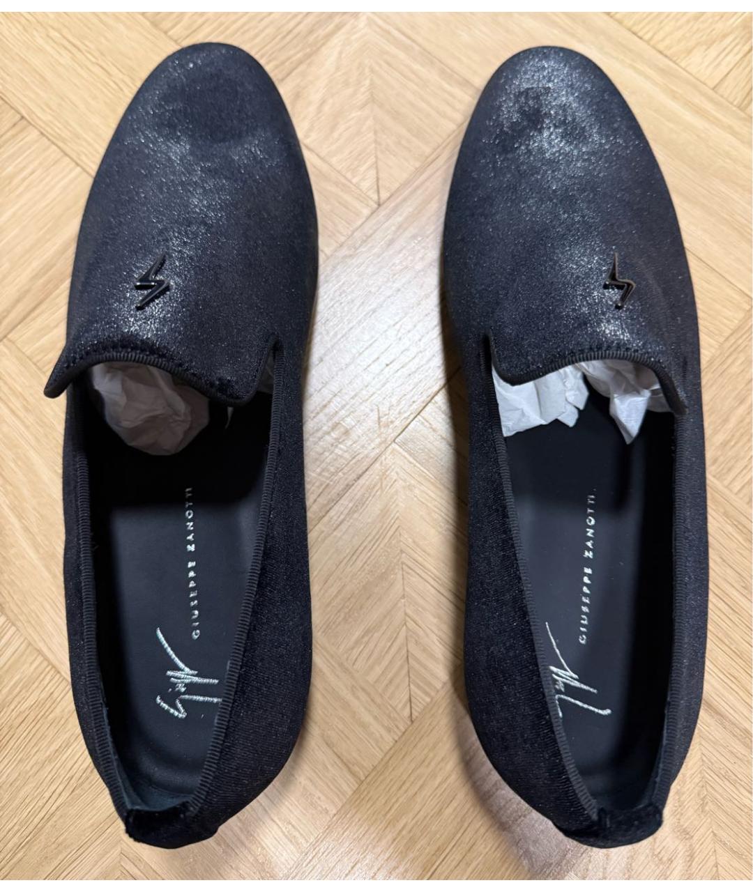 GIUSEPPE ZANOTTI DESIGN Мульти бархатные лоферы, фото 3