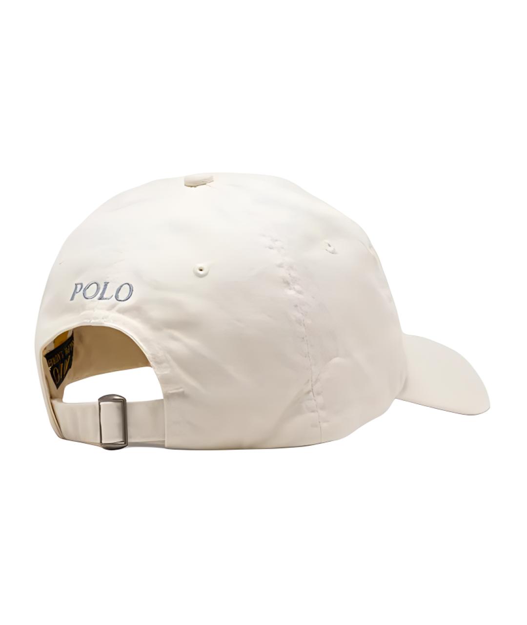 POLO RALPH LAUREN Бежевая хлопковая кепка, фото 4