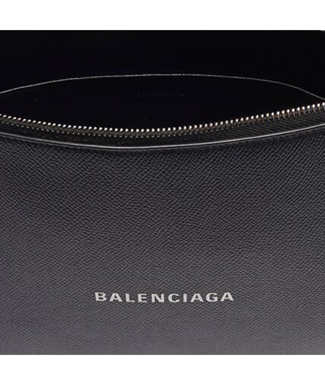 BALENCIAGA Черная кожаная папка для документов, фото 5