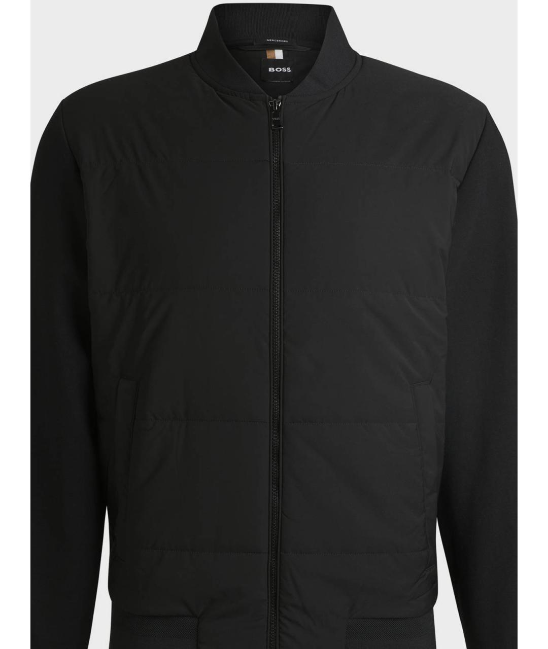 HUGO BOSS Черная полиэстеровая куртка, фото 2