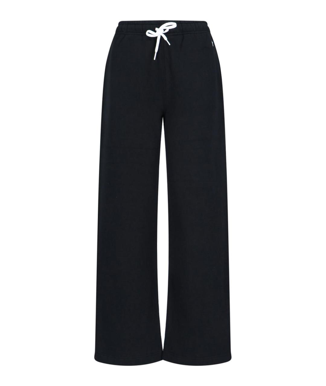 POLO RALPH LAUREN Черные хлопковые брюки широкие, фото 1