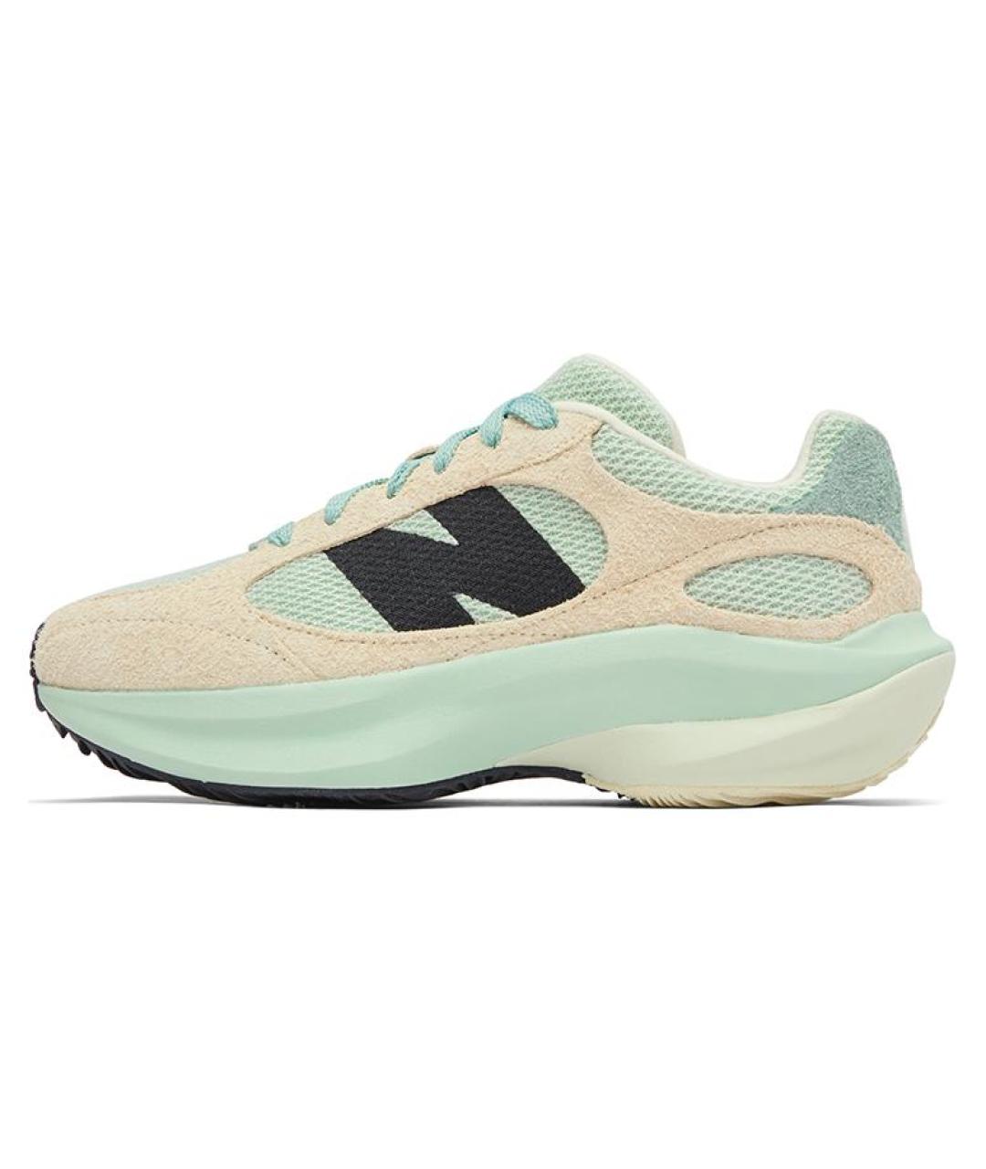 NEW BALANCE Бежевые замшевые кроссовки, фото 3