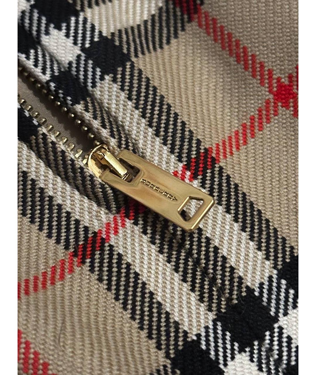 BURBERRY Бежевая шерстяная юбка миди, фото 2