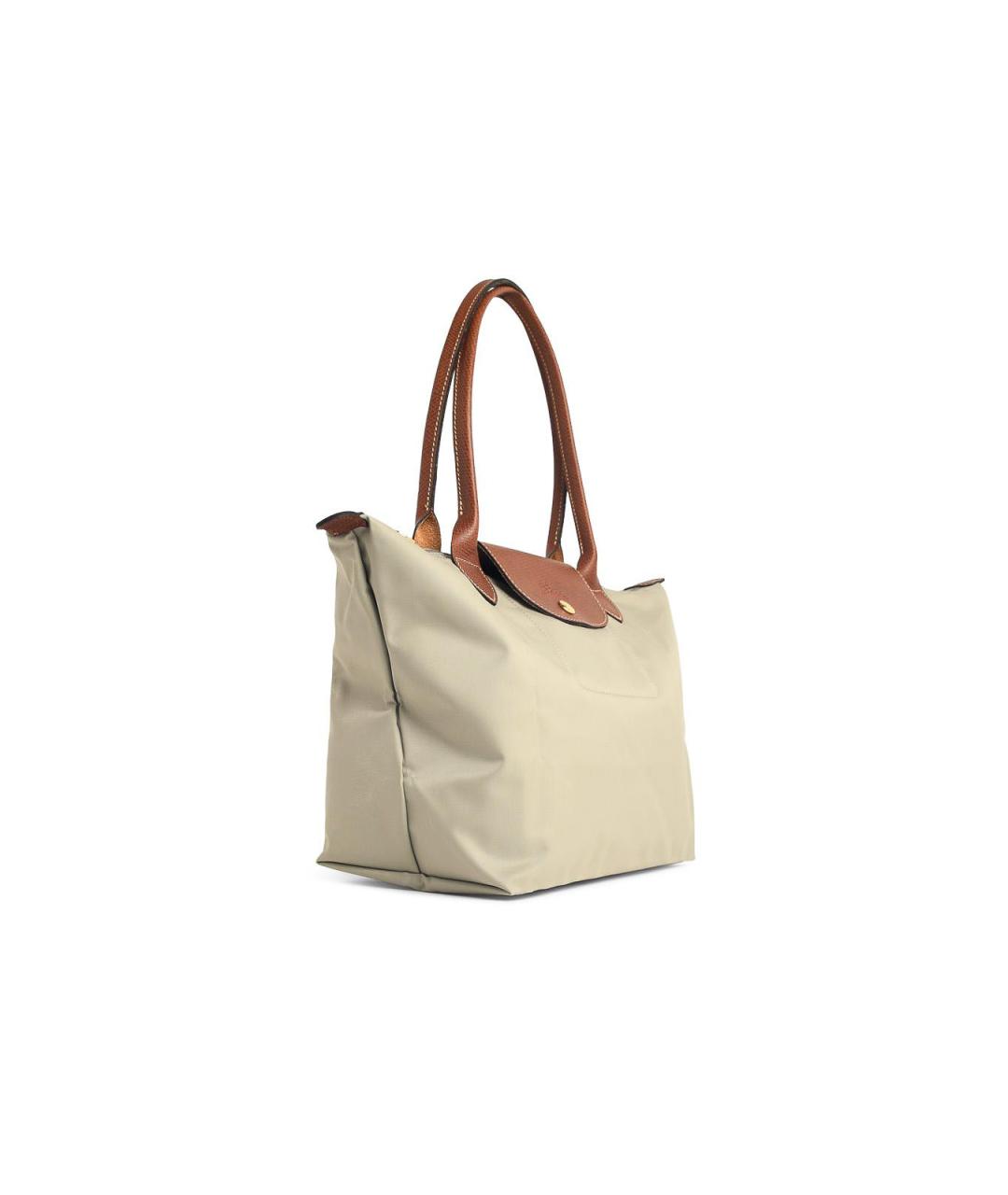 LONGCHAMP Серая тканевая сумка через плечо, фото 2